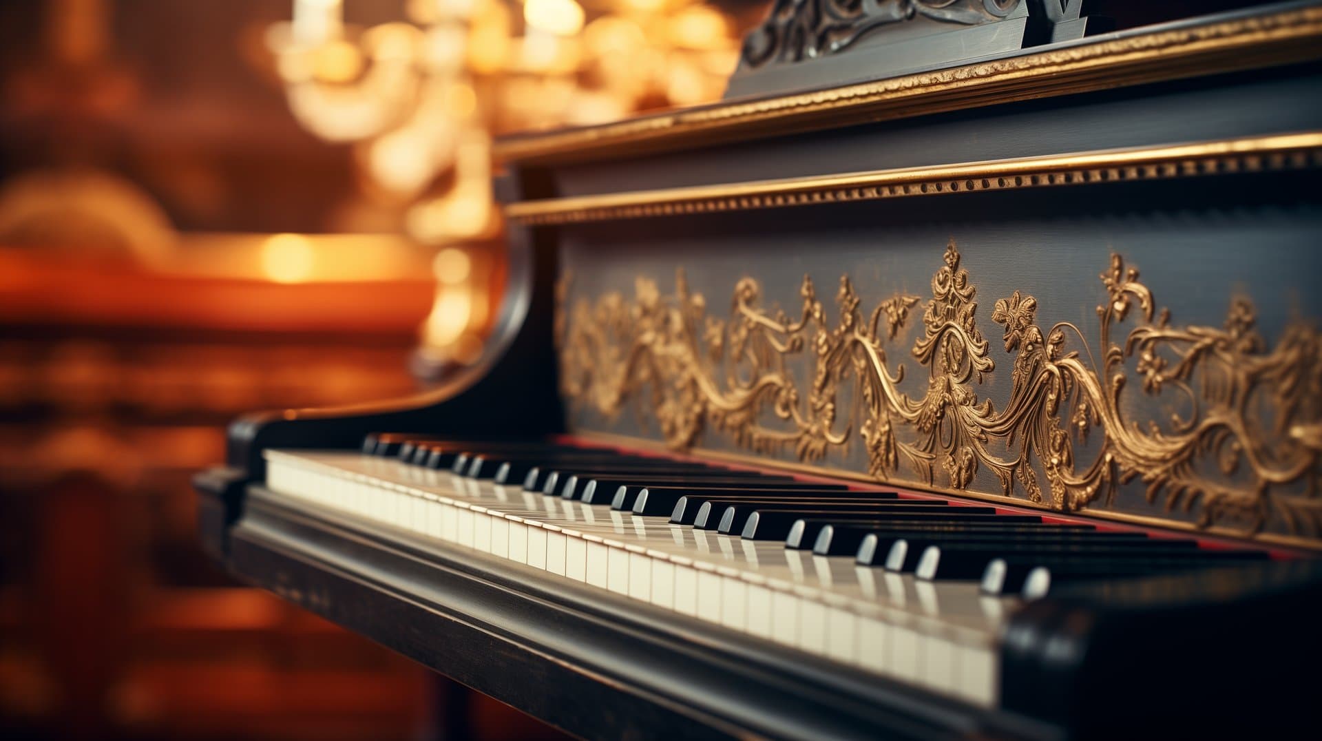 Grand piano in a Harrow piano lesson studio